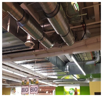 Elektroinstallation für einen SB-Markt